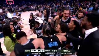 Ja Morant and the Grizzlies postgame celebrations are