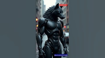 "Animal to Black Robot Transformation"#short #youtubeshorts