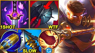 Wild Rift China Jayce Mid - Black Cleaver 1Shot Combo JAYCE Build Runes - Challenger Rank Gameplay
