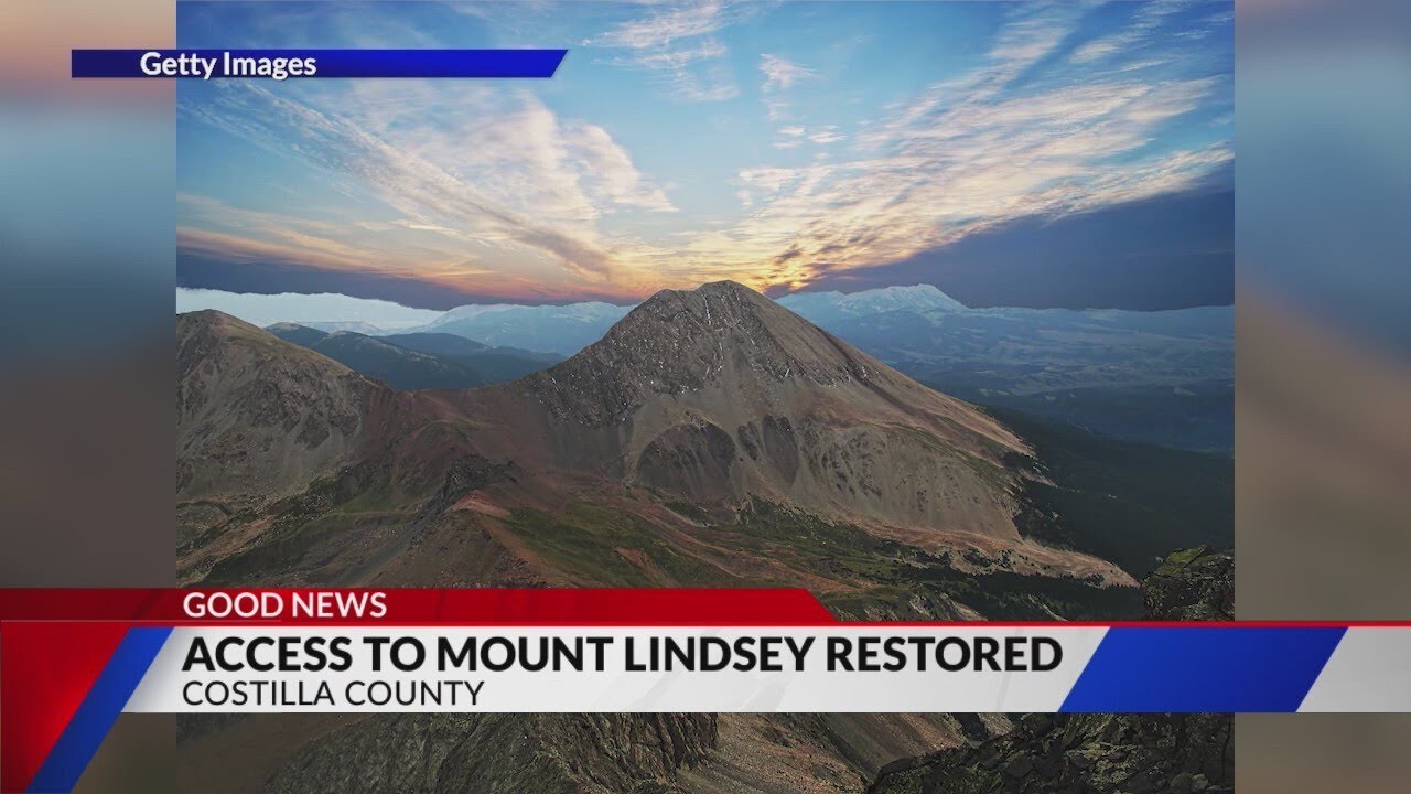 Access to Mount Lindsey restored after four years