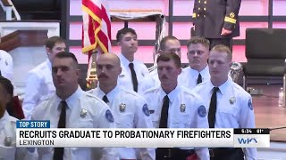 Lexington Fire Department recruit graduation