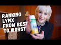 Ranking lynx deodorant from best to worst