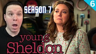 MARY GOES TOO FAR!! | Young Sheldon Reaction | Season 7 Episode 6 FIRST TIME WATCHING!