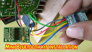 Install mini Bluetooth kit in any home theatre practical video