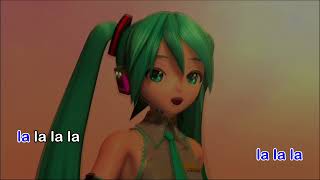 [Karaoke Style ver.] Hatsune Miku - Velvet Arabesque | Project Diva 60fps FHD