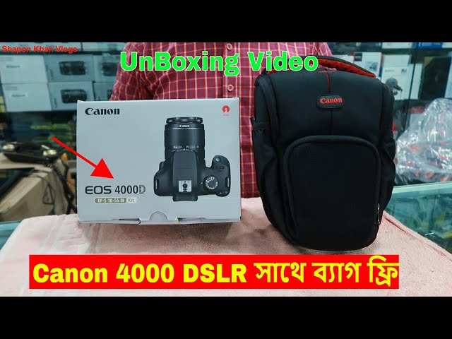 Canon EOS 4000D UNBOXING 