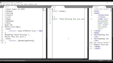 SASS Tutorials: Data types in SASS #3
