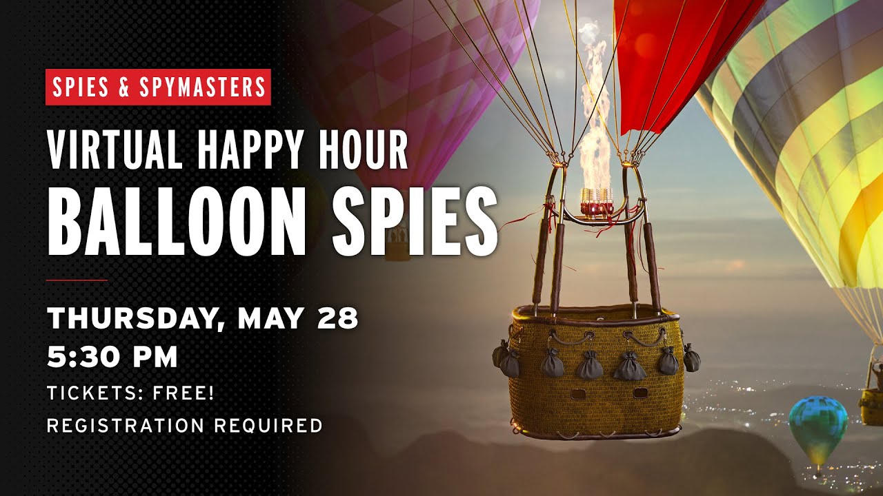Spies & Spymasters Virtual Happy Hour - Balloon Spies