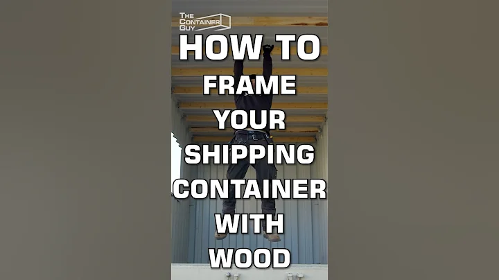 2x4" WOOD Framing in a Shipping Container Home #diy #shippingcontainerhome