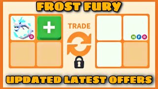 STILL LOSING VALUE??😭😭 WATCH 17 NEW OFFERS FOR FROST FURY in Rich Servers Adopt me