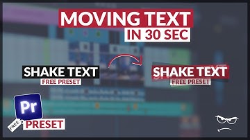 How to add TEXT WIGGLE/SHAKE 
