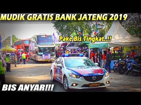 MUDIK GRATIS 2019 : MANTAB!! Moment Pelepasan 200 Bis Mudik Gratis Bersama Bank Jateng