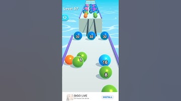 Ball Run 2048 - All levels Gameplay Android, IOS gaming
