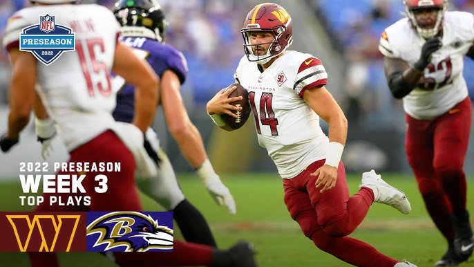 Washington Commanders Highlights vs. Baltimore Ravens | 2022 Preseason Week 3 - YouTube
