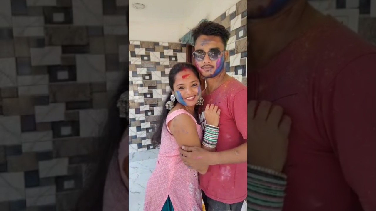 Holi with my best friend 💗💗💗