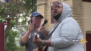 Hundreds gathered at Acacia Park in prayer for racial unity