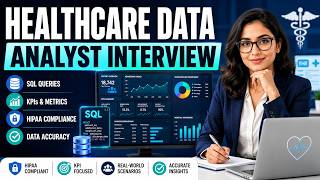 Healthcare Data Analyst Interview Questions and Answers | SQL, KPIs, HIPAA & Data Accuracy