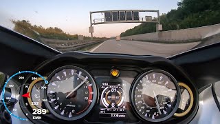 Suzuki Hayabusa GPS Beschleunigung 0-Topspeed