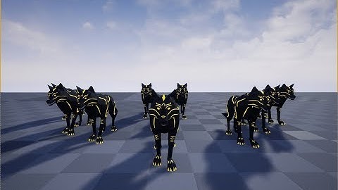 Running with the wolves (UE4 AI bots)