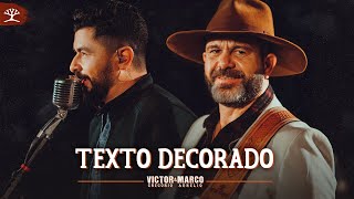 TEXTO DECORADO-VICTOR GREGÓRIO E MARCO AURÉLIO