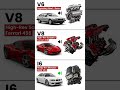 Which engine has the BEST sound? #v6 #v8 #i6