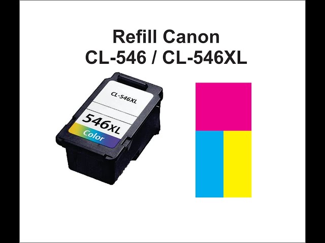 Canon 546XL - cartouche 'Ink Level' jet d'encre équivalent à CL546XL,  8288B001 - Tricolor