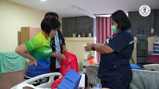 โรงพยาบาล อบจ  ลงพื้นที่ทำแผลผู้ป่วยแผลกดทับ