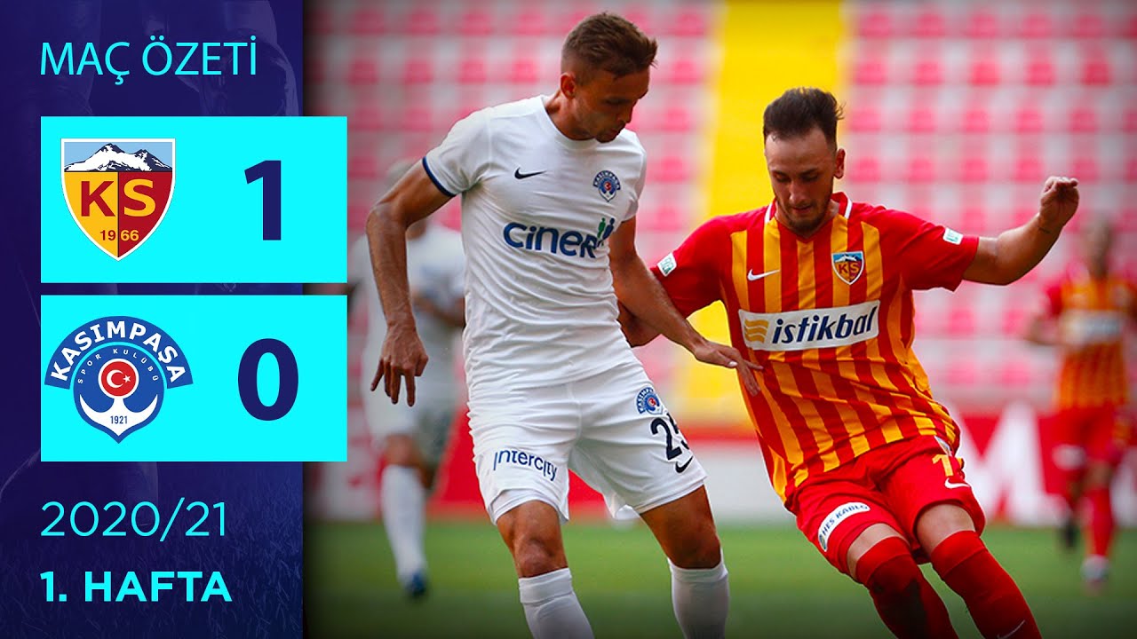 2020-2021 Süper Lig KAYSERİSPOR - KASIMPAŞA 1-0 Maç Özeti