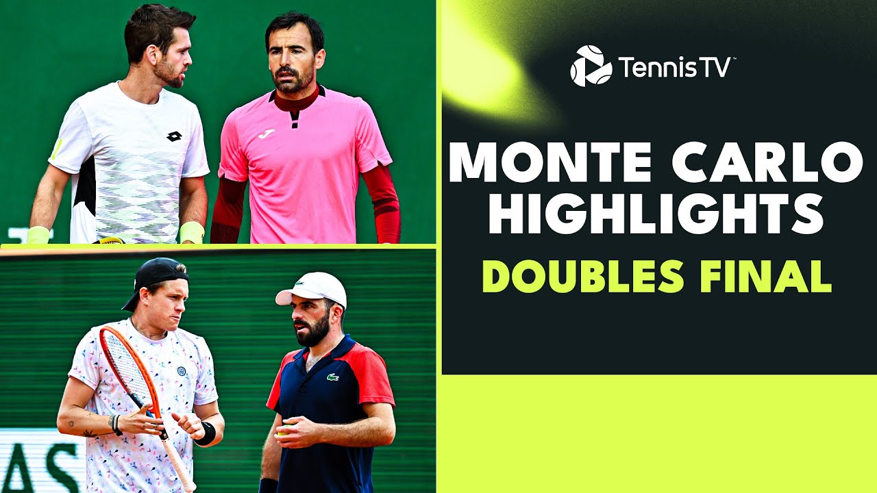 Dodig and Krajicek vs Arneodo and Weissborn For The Title Monte-Carlo 2023 Doubles Final Highlights