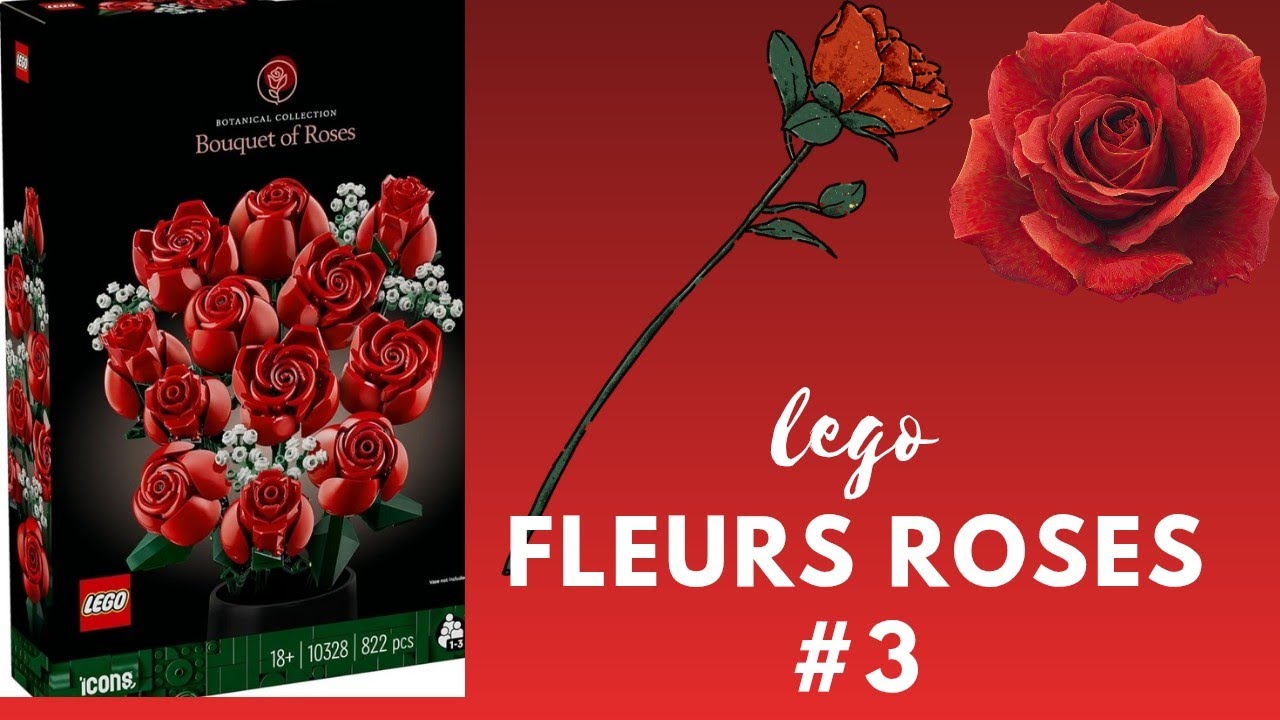 Lego rose rouge #amazon ❤️❤️ partie 3/4