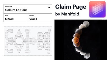 How To Create A Claim Page And Mint Editions With Manifold (2023 Tutorial)