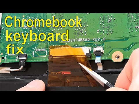 Asus Chromebook keyboard not responding repair