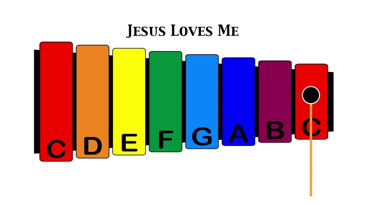 Play Jesus Loves Me on a xylophone Anybody Can Play YouTube