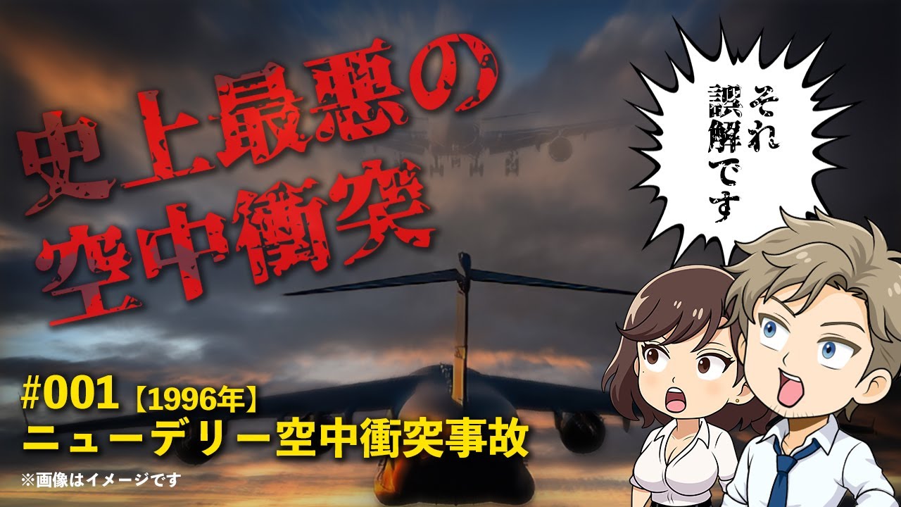 #001【1996年】史上最悪の空中衝突事故：ニューデリー空中衝突事故