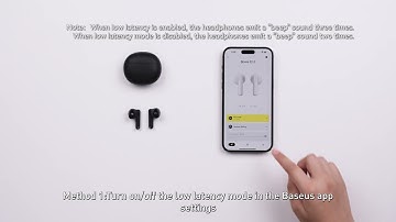 Baseus Bowie E12 True Wireless Earphones Low Latency Mode