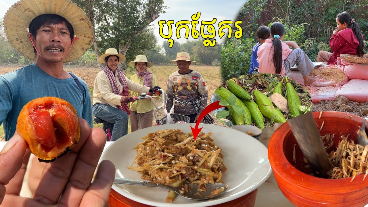 ប្លែកទៀតហើយ បុកផ្លែគរ ឆ្ងាញ់ណាស់