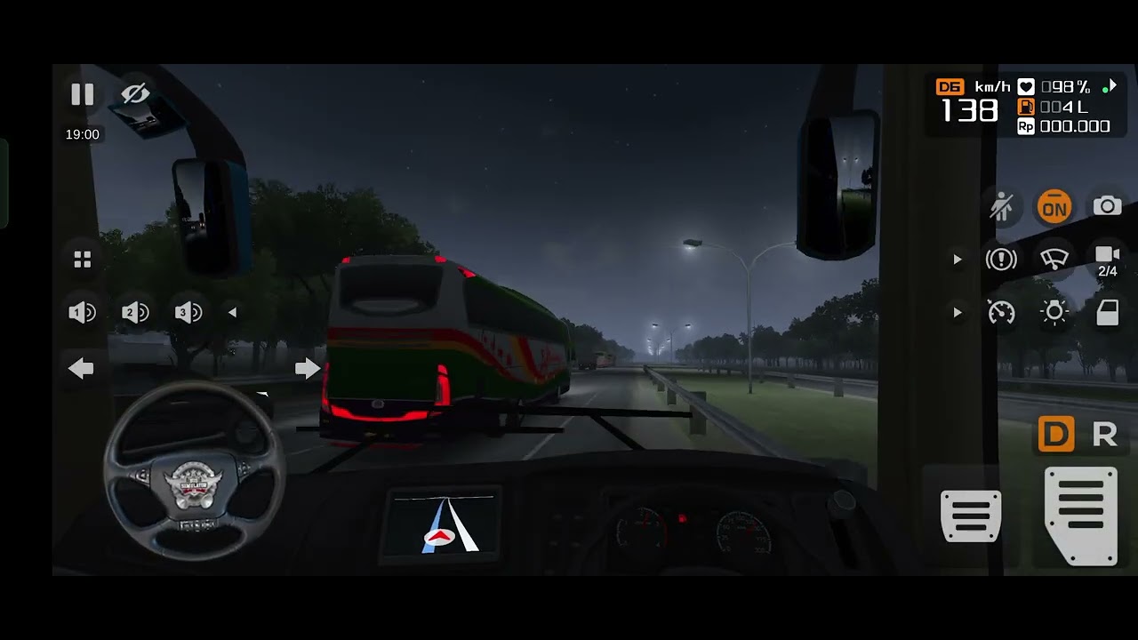 🚨 Full Speed Bus Drive on Highway | BUSSID