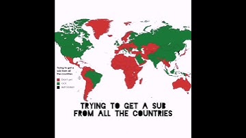 Day 4 of trying to get a sub from all the countries. #shorts #geopolitics #worldmap