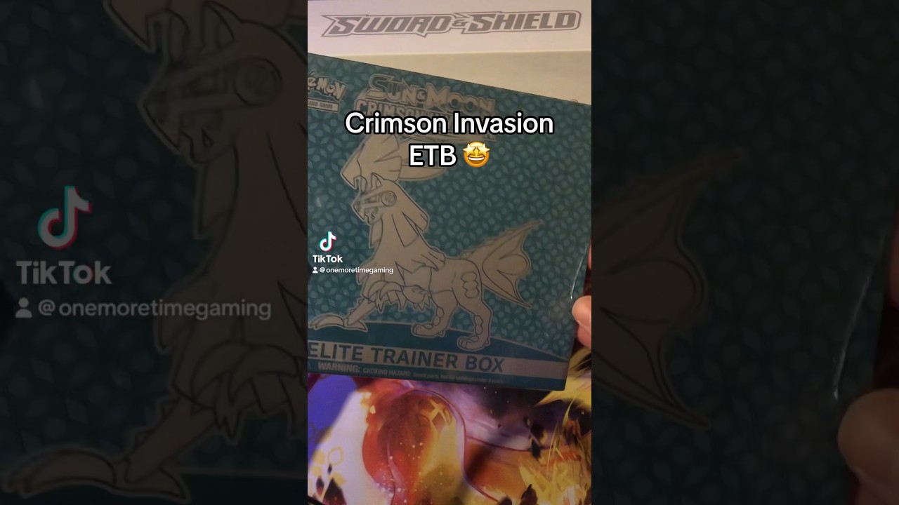 Crimson Invasion ETB 🤩 Lets Go! Booster 1
