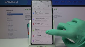 SAMSUNG Galaxy A51 - How to Correct Font Size & Open Display Settings