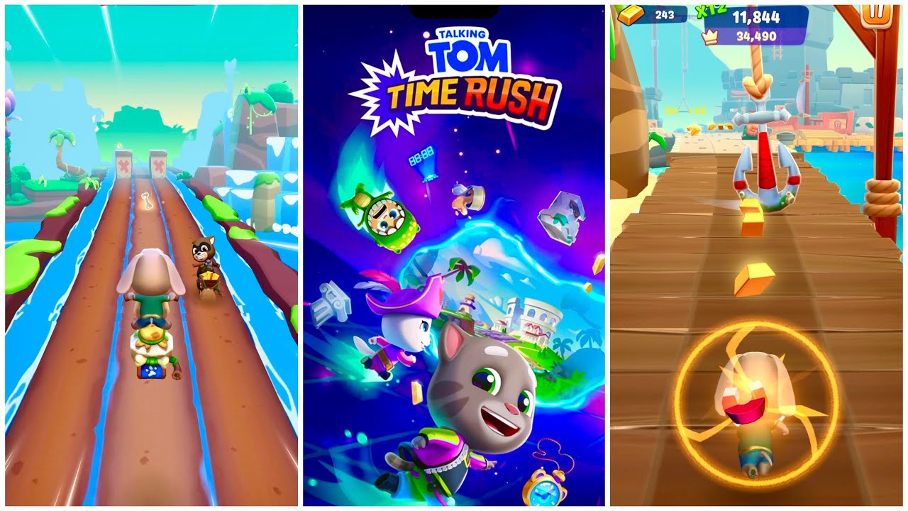 TALKING TOM TIME RUSH | iOS | Global | First Gameplay