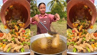 Yummy mixed the pate with tomato recipe, Cooking skill, ASMR Cooking show, Daily lifestyle, Recipe