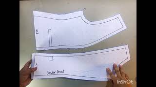 Notch Collar Jacket using the Graded Master Pattern Pattern making Part 1a