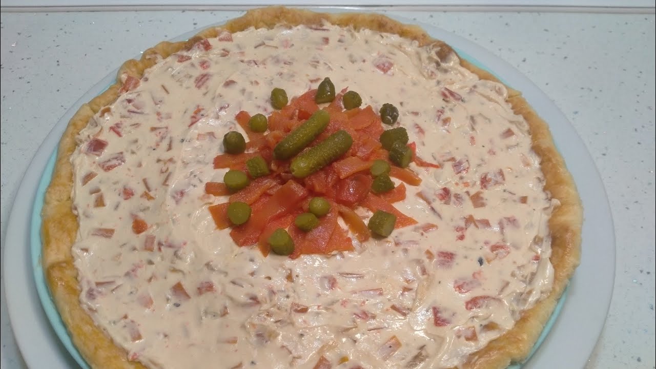Pastel de hojaldre salado/Mediterranean cuisine / hojaldre con queso / Horno  de convección de aire - YouTube