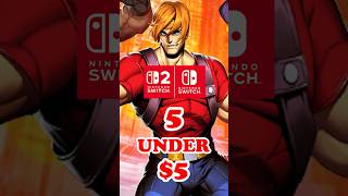 eSHOP SALE ALERT! GREAT 5 UNDER $5 Nintendo Switch &amp; Switch 2 Games DEALS 2026!