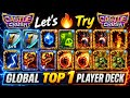 Let39s Try Global Top 1 Player Deck Castle Crush Let39s Try Global Top 1 Player Deck Castle Crush
