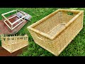 How to Make a Cane Box | Storage Box | Amazing Weaving Techniques | DIY Ideas