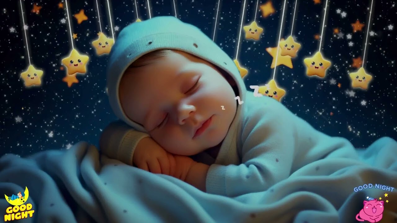 Overcome Insomnia in 3 Minutes 🌙 Baby Sleep Music with Mozart & Brahms Lullabies for Sweet Dreams