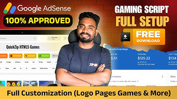 Adsense Approval Using New Script with Full Customization | HTML5 Gaming Script Adsense Approval