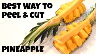 HOW TO PEEL AND CUT A PINEAPPLE - Inspire To Cook by Inspire To Cook 25,999 views 8 years ago 2 minutes, 19 seconds